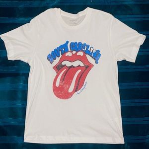 White short-sleeve “Rolling Stones” women’s t-shirt.